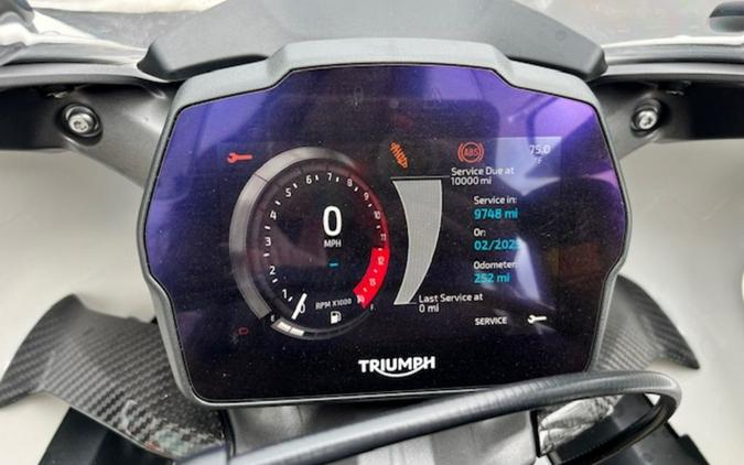 2022 Triumph Speed Triple 1200 RR Crystal White Storm Grey