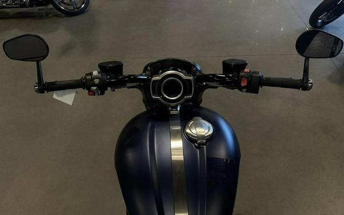 2025 Triumph Rocket 3 Storm GT Matte Sapphire Black and Satin Pacific Blue