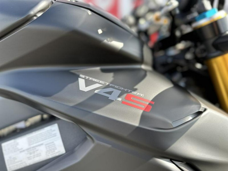 2024 Ducati Streetfighter V4 S Grey & Black