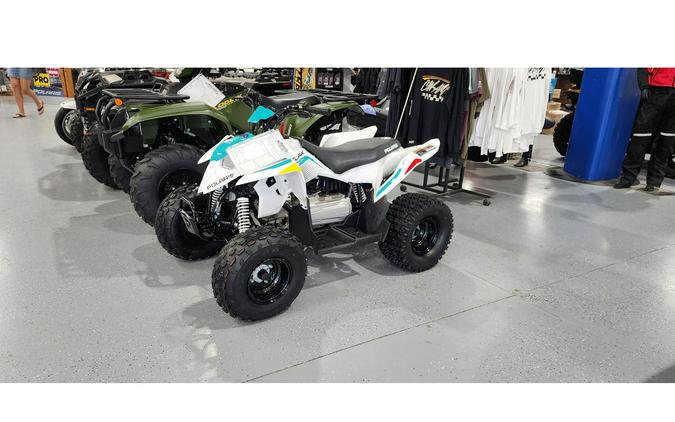 2025 Polaris Industries A25YKA11B1 Outlaw 110 EFI Bright White/Radiant Green