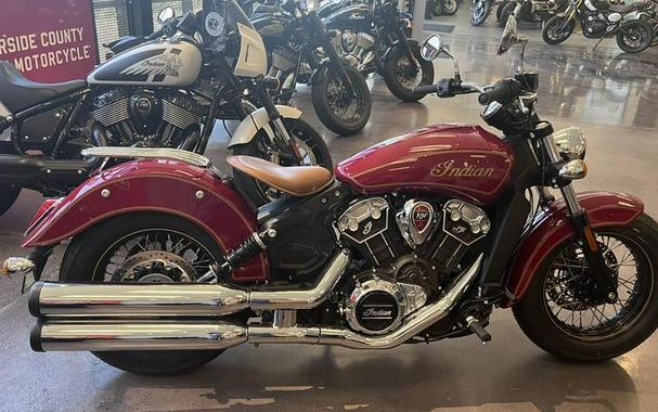 2020 Indian Motorcycle® Scout® 100th Anniversary Indian Red with Gold trim