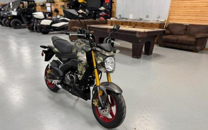 2025 Kawasaki Z125 PRO Cypher Camo Beige