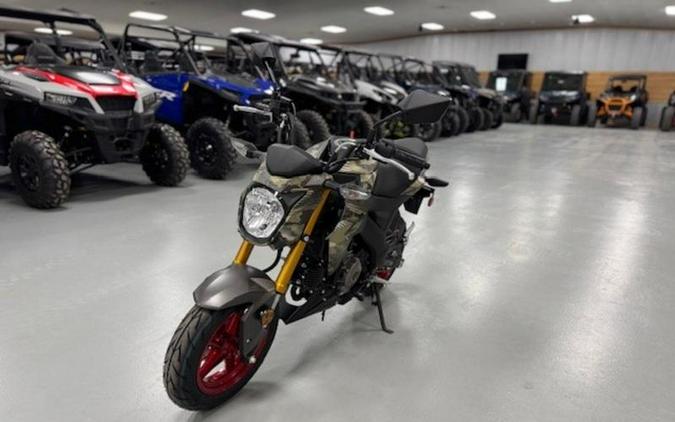 2025 Kawasaki Z125 PRO Cypher Camo Beige