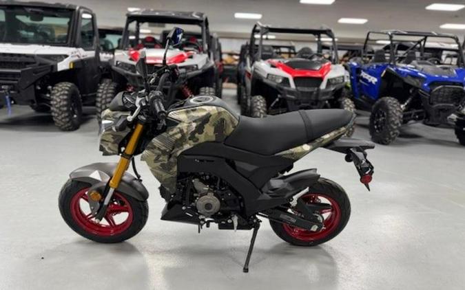 2025 Kawasaki Z125 PRO Cypher Camo Beige