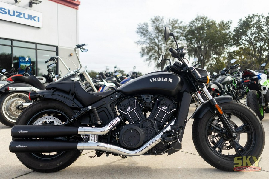 2021 Indian Motorcycle SCOUT BOBBER SIXTY THUNDER BLK SMK 49ST Bobber Sixty