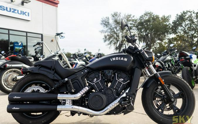 2021 Indian Motorcycle SCOUT BOBBER SIXTY THUNDER BLK SMK 49ST Bobber Sixty