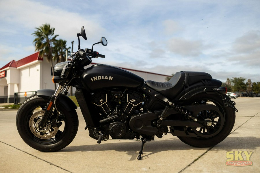 2021 Indian Motorcycle SCOUT BOBBER SIXTY THUNDER BLK SMK 49ST Bobber Sixty