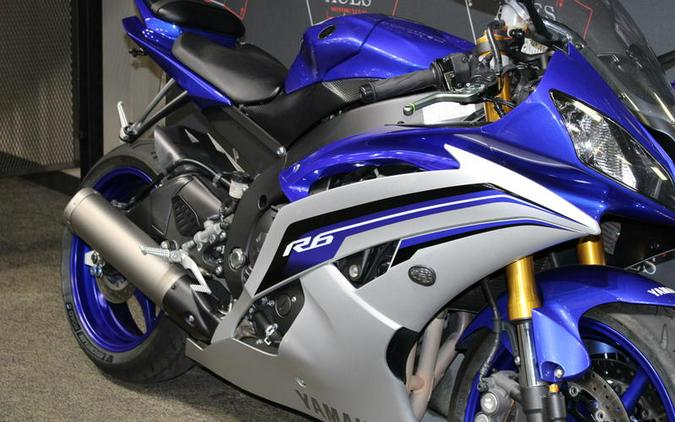 2016 Yamaha YZF-R6 Team Yamaha Blue/Matte Silver