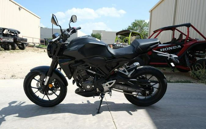 New 2024 HONDA CB300R ABS MATTE BLACK METALLIC