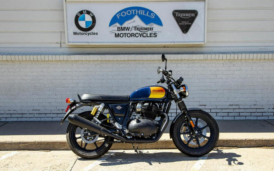 2024 Royal Enfield INT650 Barcelona Blue