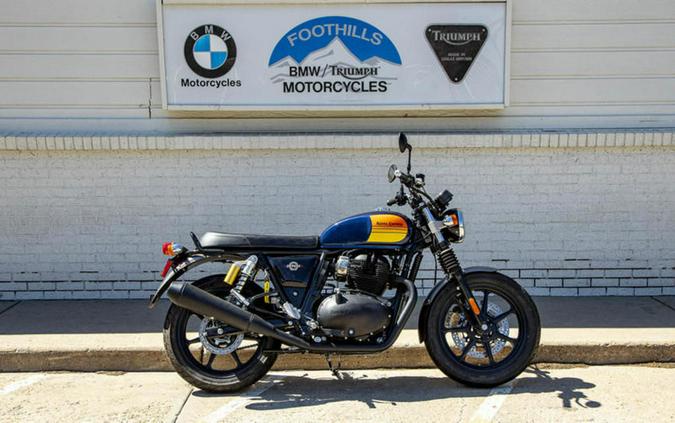 2024 Royal Enfield INT650 Barcelona Blue