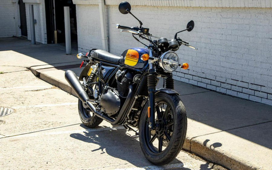 2024 Royal Enfield INT650 Barcelona Blue