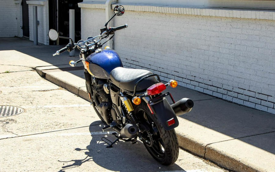 2024 Royal Enfield INT650 Barcelona Blue