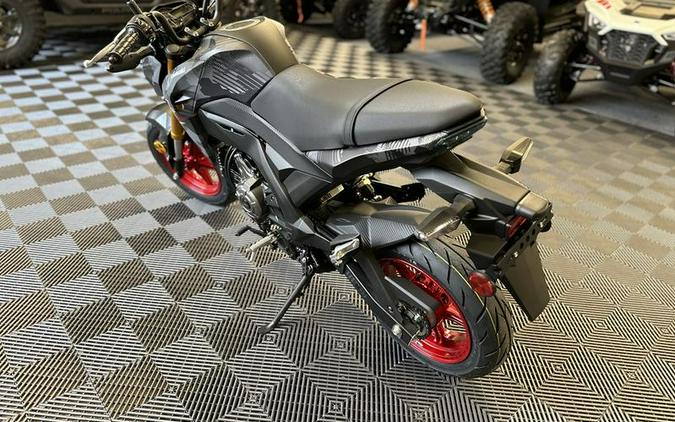 2024 Kawasaki Z125 PRO Cypher Camo Gray Matte/Metallic Matte Carbon Gray