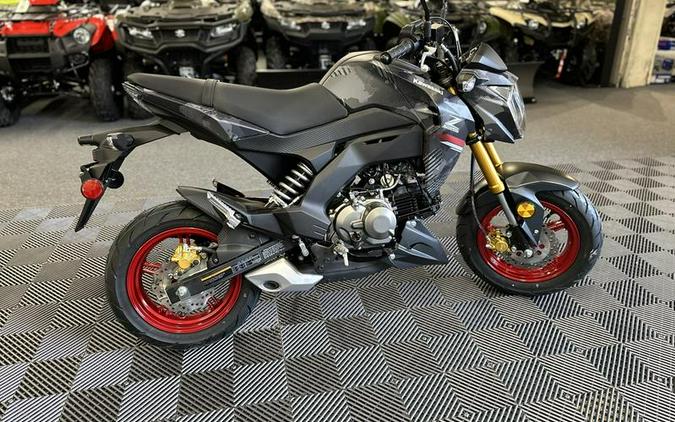 2024 Kawasaki Z125 PRO Cypher Camo Gray Matte/Metallic Matte Carbon Gray