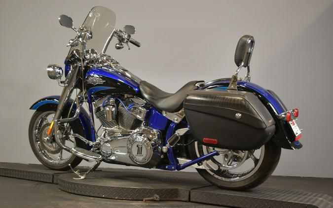 2011 FLSTSE CVO Midnight Sky and Candy Cobalt with Blue Ice Graphics