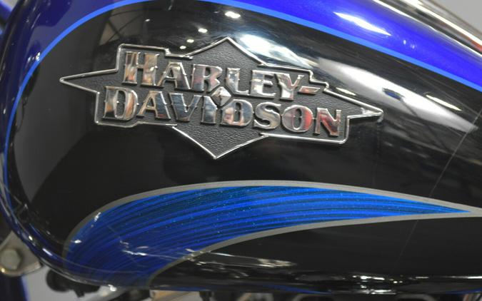 2011 FLSTSE CVO Midnight Sky and Candy Cobalt with Blue Ice Graphics