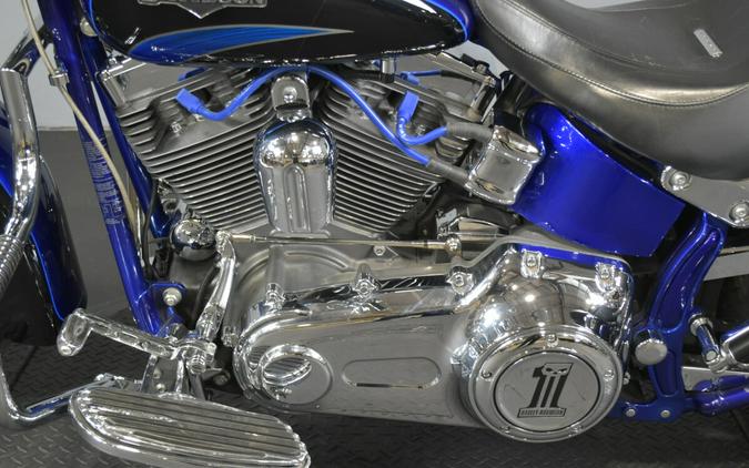 2011 FLSTSE CVO Midnight Sky and Candy Cobalt with Blue Ice Graphics