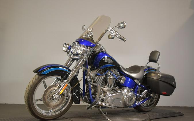 2011 FLSTSE CVO Midnight Sky and Candy Cobalt with Blue Ice Graphics