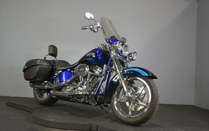 2011 FLSTSE CVO Midnight Sky and Candy Cobalt with Blue Ice Graphics