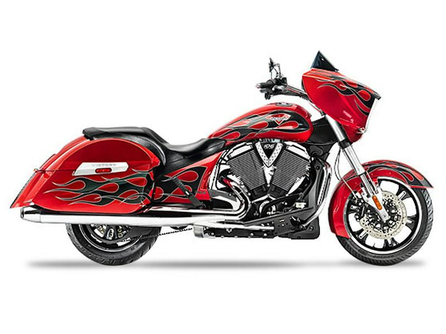 2015 Victory Motorcycles® Cross Country™ Havasu Red with Black Flames