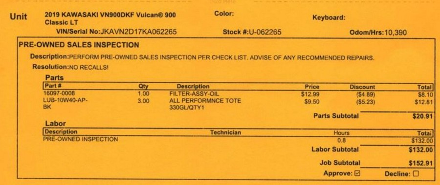 2019 Kawasaki Vulcan® 900 Classic LT