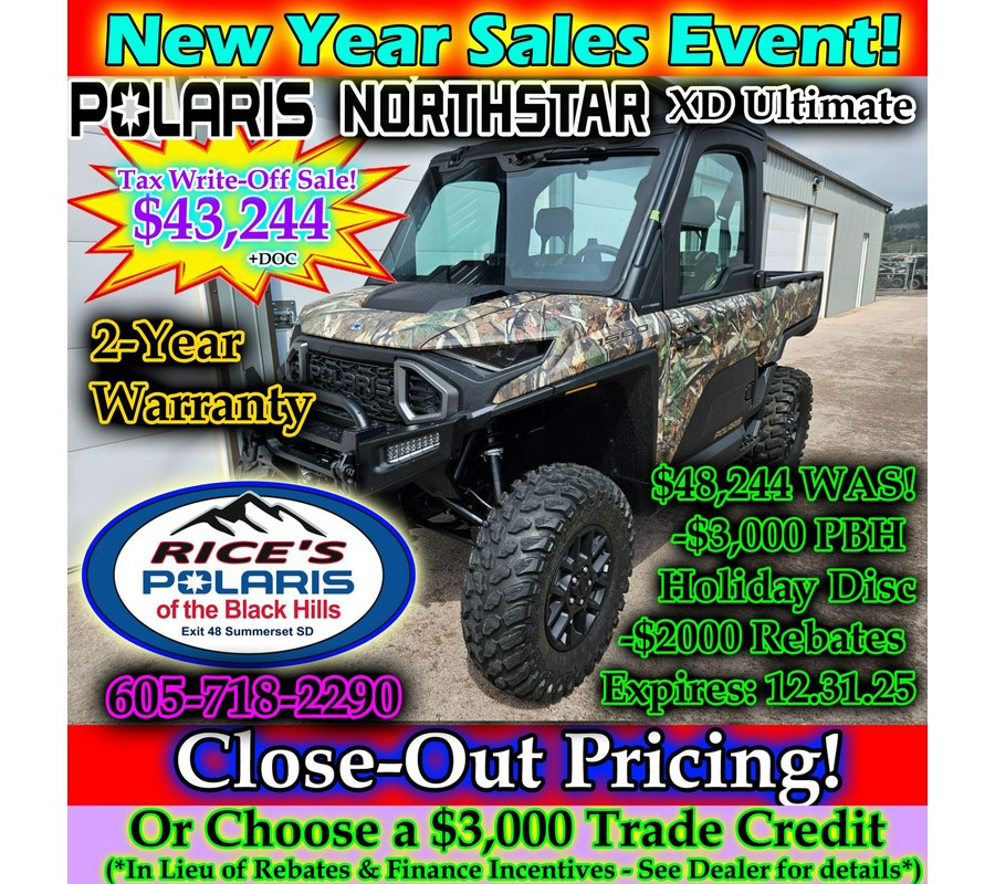 2025 Polaris Ranger XD 1500 Northstar Edition Ultimate