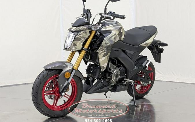 2025 Kawasaki Z125 PRO Cypher Camo Beige