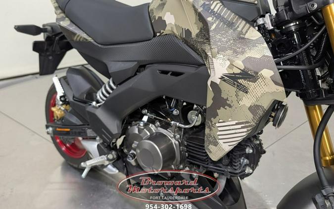 2025 Kawasaki Z125 PRO Cypher Camo Beige