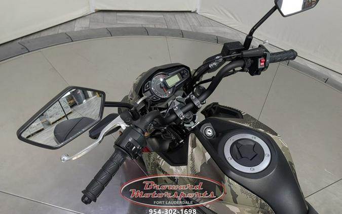 2025 Kawasaki Z125 PRO Cypher Camo Beige