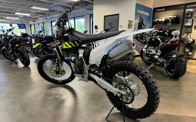 2024 Triumph TF 250-X Racing/Yellow/Black/White