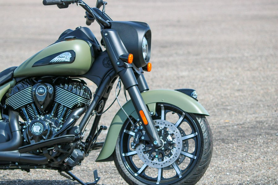 2025 Indian Motorcycle® Springfield ® Dark Horse® Moss Green Smoke
