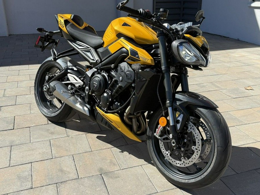 2026 Triumph Street Triple 765 RS Cosmic Yellow