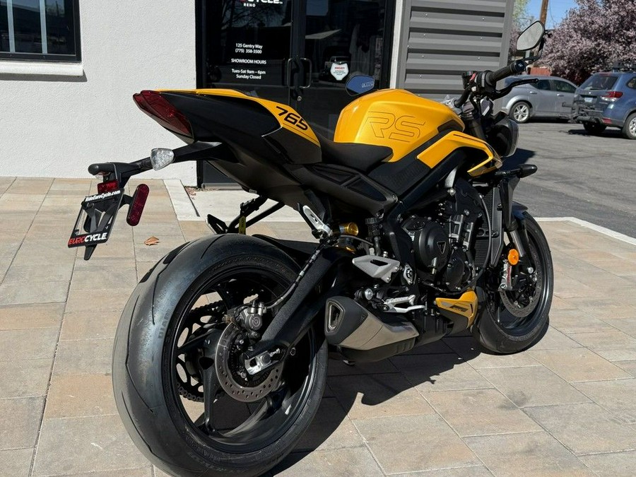 2026 Triumph Street Triple 765 RS Cosmic Yellow
