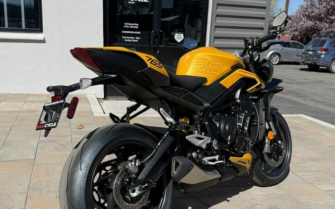 2026 Triumph Street Triple 765 RS Cosmic Yellow