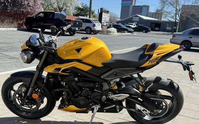 2026 Triumph Street Triple 765 RS Cosmic Yellow