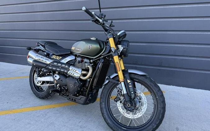 2026 Triumph Scrambler 900 Matt khaki green
