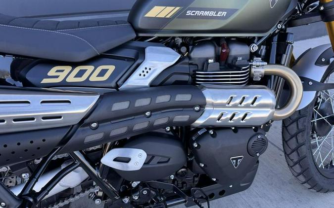 2026 Triumph Scrambler 900 Matt khaki green