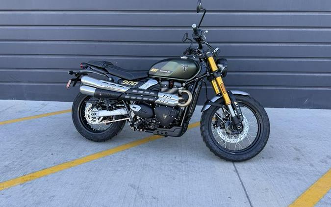 2026 Triumph Scrambler 900 Matt khaki green