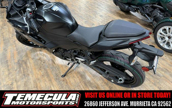 2026 Kawasaki Ninja 500 ABS Metallic Flat Spark Black