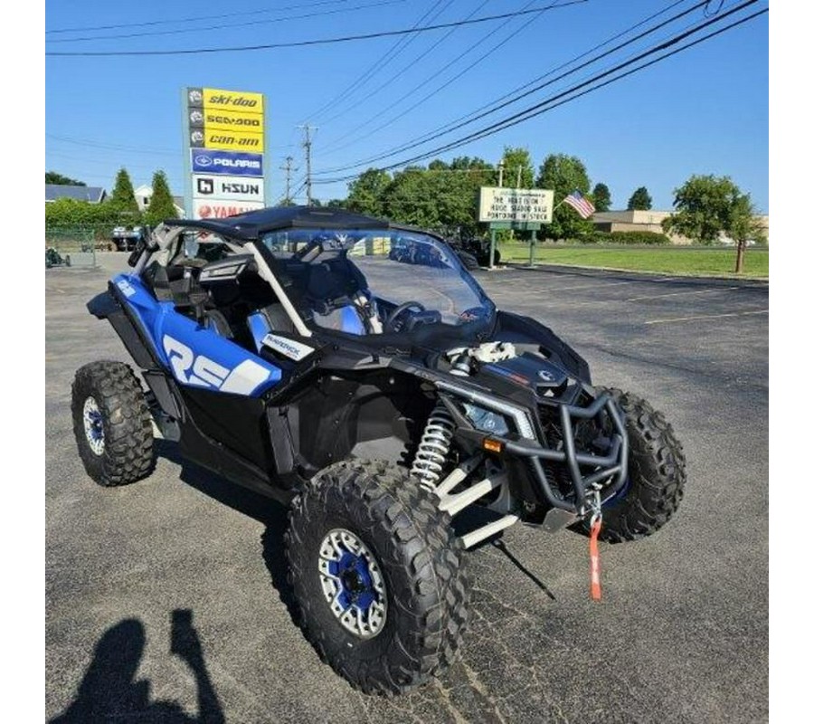 2023 Can-Am® Maverick X3 X rs Turbo RR Intense Blue / Carbon Black / Chalk Grey