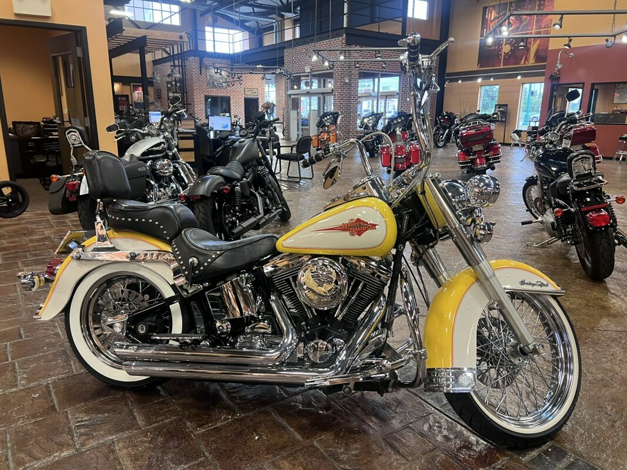 HARLEY DAVIDSON Heritage Softail 1995 Nugget Yellow/Birch White 011991U