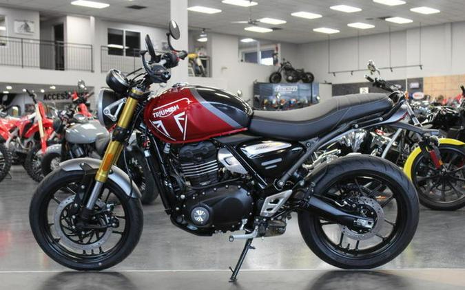 2024 Triumph Speed 400 Carnival Red / Phantom Black