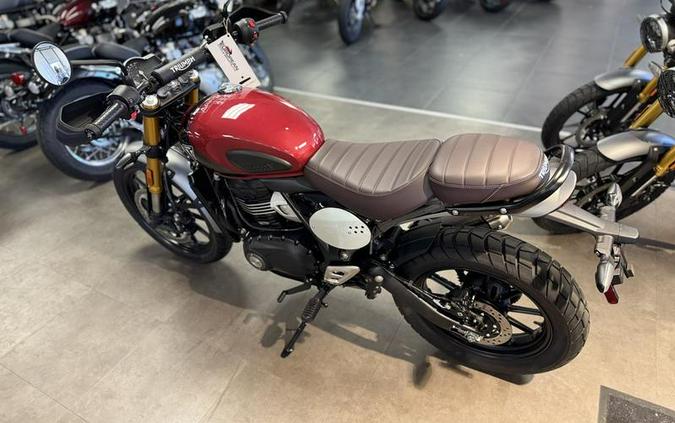 2024 Triumph Scrambler 400 X Carnival Red / Phantom Black