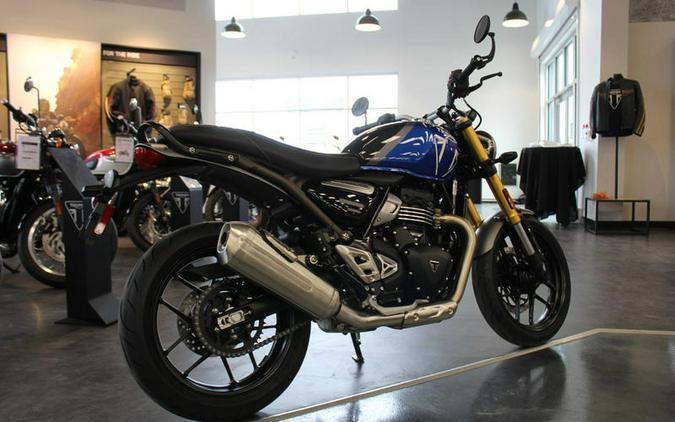 2024 Triumph Speed 400 Caspian Blue / Storm Grey