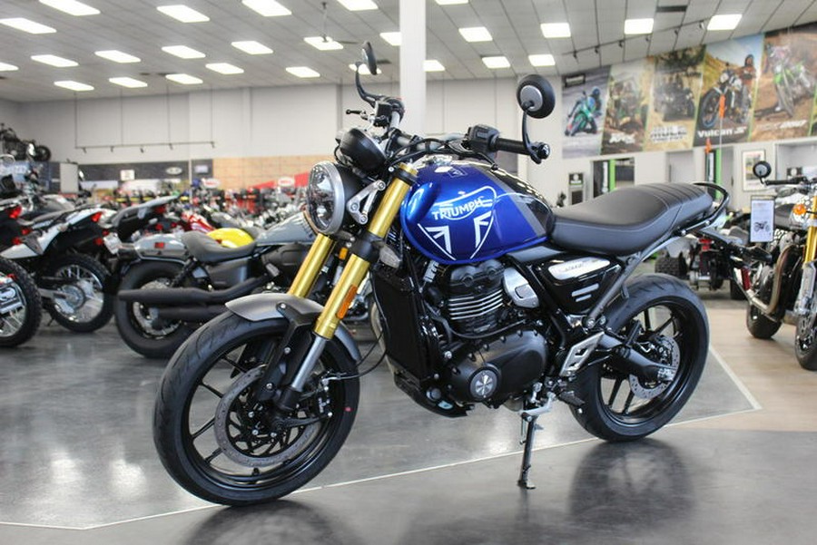 2024 Triumph Speed 400 Caspian Blue / Storm Grey