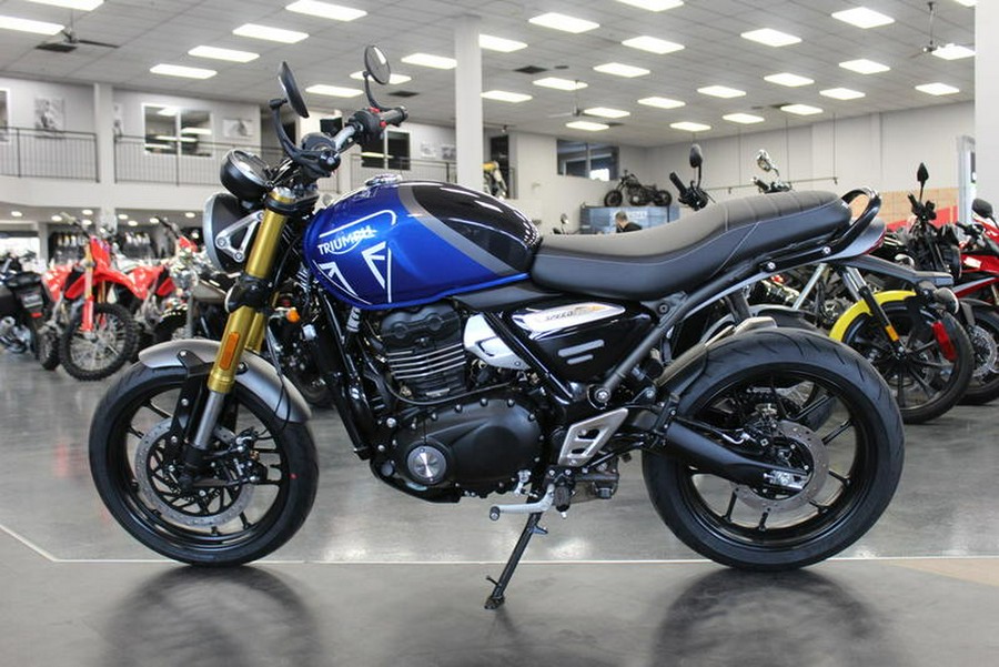 2024 Triumph Speed 400 Caspian Blue / Storm Grey