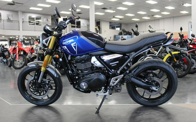 2024 Triumph Speed 400 Caspian Blue / Storm Grey