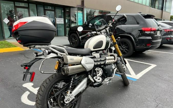 2019 Triumph Scrambler 1200 XE Fusion White