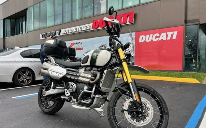 2019 Triumph Scrambler 1200 XE Fusion White